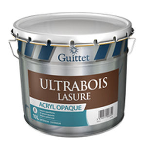 Lasure de protection - ULTRABOIS ACRYL OPAQUE - GUITTET - pour isolation par l'extérieur / à faible émission de COV