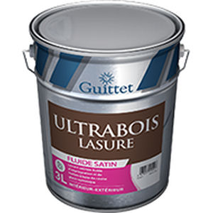 Lasure de protection - ULTRABOIS FLUIDE SATIN - GUITTET - décorative / de finition / durable