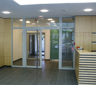 Profilé pour porte en aluminium - AT 690 BS - AKOTHERM - à isolation thermique / coupe-feu