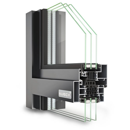 Profilé pour fenêtre en aluminium - LAMBDA WS 075 FC - Hueck System GmbH & Co. KG - à isolation thermique / antieffraction / résistant au vent