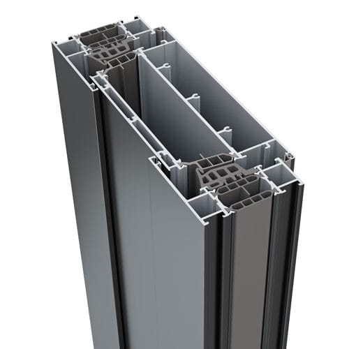 Profilé pour fenêtre en aluminium - LAMBDA WS 075 VS - Hueck System GmbH & Co. KG - acoustique / à isolation thermique / antieffraction