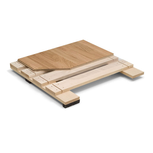 Parquet massif - STOCKHOLM SERIES - haro - lisse / flottant / pour installation sportive