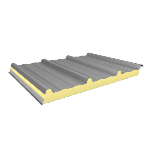 Panneau sandwich pour toiture - ISOWAND VARIO - Hoesch Bausysteme - face en acier / pour protection incendie