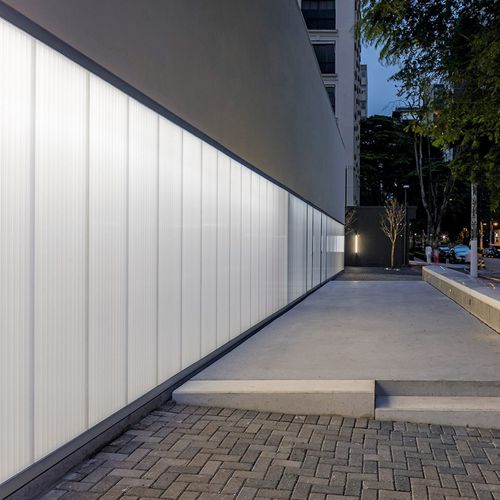 Panneau de bardage - MULTIWALL  - Akripol d.o.o. - de revêtement / en polycarbonate / lisse
