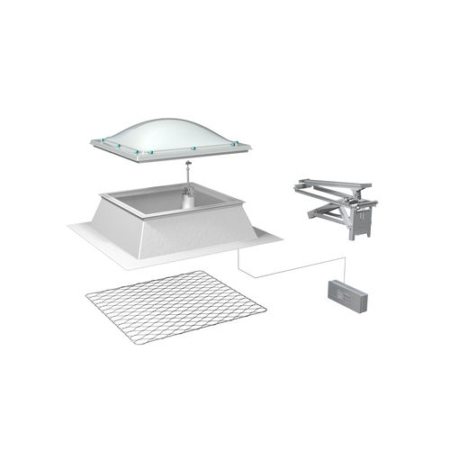 Trappe de désenfumage aluminium - NSHEV - Akripol d.o.o. - pour toiture