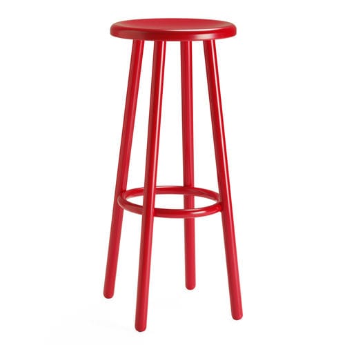 Tabouret de bar contemporain - MONTMARTRE - mitab - avec piètement en acier