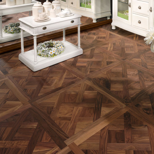 Parquet contrecollé - VERSAILLES - Coswick Hardwood - en noyer américain / huilé / à coller