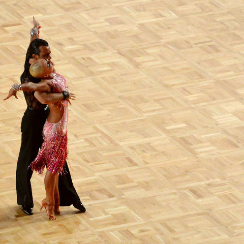 Sol sportif d'intérieur - MOSAIC DANCE - Coswick Hardwood - en bois / pour salle de danse / portable