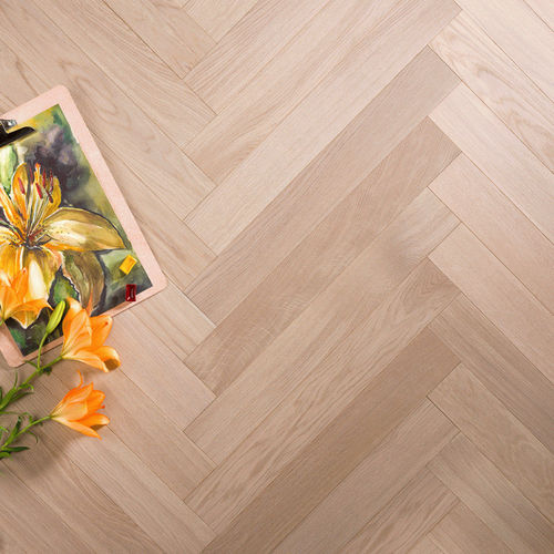 Parquet contrecollé - TITANIUM BUFF - Coswick Hardwood - en chêne / finition mat / collé