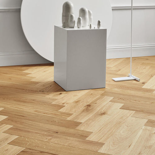 Parquet contrecollé - SEGNO  - DESSO OFFICE - à batons rompus / huilé / brossé