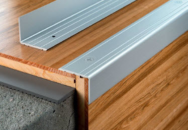 Profilé de finition en aluminium - S02 - SALAG - pour marche / nez de marche