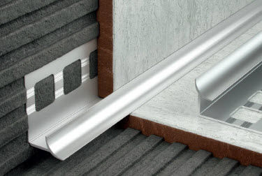 Profilé de finition en laiton - A039xx - SALAG - en aluminium / pour carrelage / pour angle intérieur