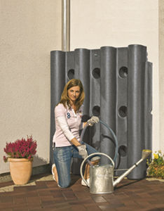 Cuve de récupération d'eau de pluie - 700l - Premier Tech - aérienne / en polypropylène