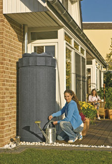 Cuve de récupération d'eau de pluie - 750l, 2000l - Premier Tech - aérienne
