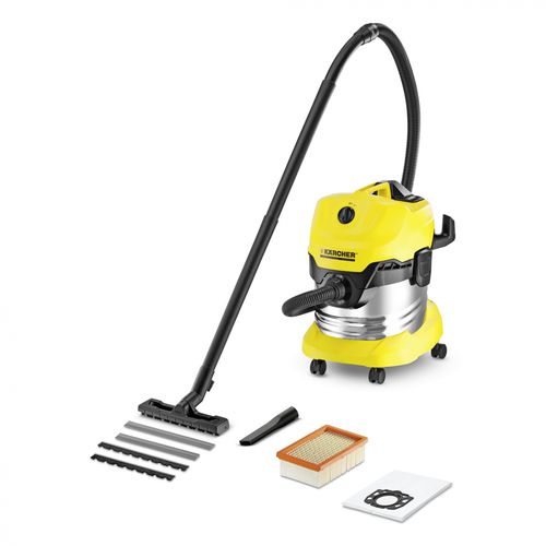 Aspirateur traîneau - WD4 PREMIUM - KARCHER - à eau / avec fil / en acier inoxydable