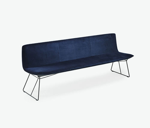 Banquette haute - AMELIE - FREIFRAU - contemporaine / en tissu / en cuir