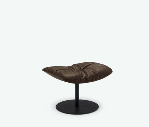 Repose-pied contemporain - LEYA - FREIFRAU - en tissu / en cuir
