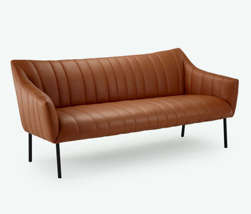 Canapé contemporain - RUBIE - FREIFRAU - en tissu / en cuir