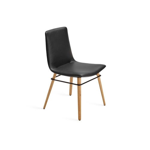 Chaise contemporaine - AMELIE - FREIFRAU - d'intérieur / en tissu / en cuir