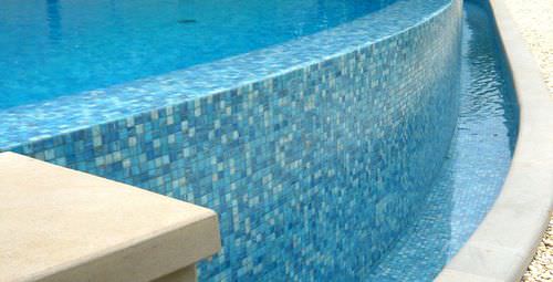 Mosaïque en pierre naturelle - EDILFARE PISCINE - à relief / d'extérieur / de piscine