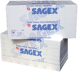 Isolant thermique - EPS - Sager - en polystyrène extrudé / en panneaux rigides / sans pare-vapeur