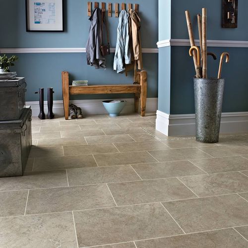 Revêtement de sol en vinyle - RUBENS : PORTLAND STONE - Designflooring - d'intérieur / résidentiel / en dalles
