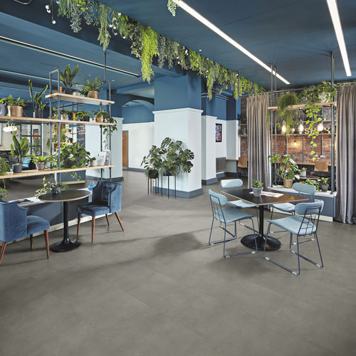 Revêtement de sol en vinyle - KORLOK : FOSSIL - Designflooring - d'intérieur / industriel / résidentiel