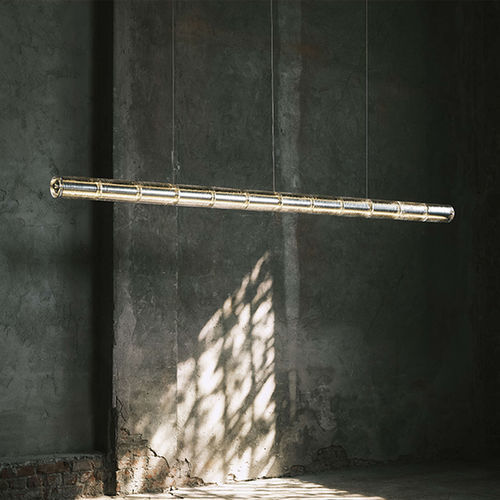 Lampe suspendue - LUCE ORIZZONTALE S1 - FLOS - en aluminium extrudé / en verre / contemporaine