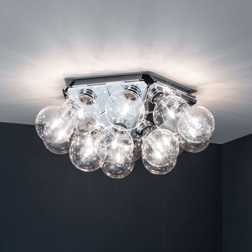 Plafonnier contemporain - TARAXACUM 88  - FLOS - sphérique / en acier / en aluminium poli