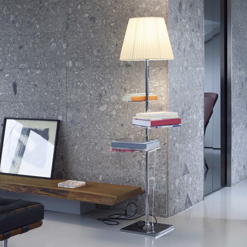 Lampe sur pied - BIBLIOTHEQUE NATIONALE - FLOS - en aluminium / en acier inoxydable poli / en tôle d'acier