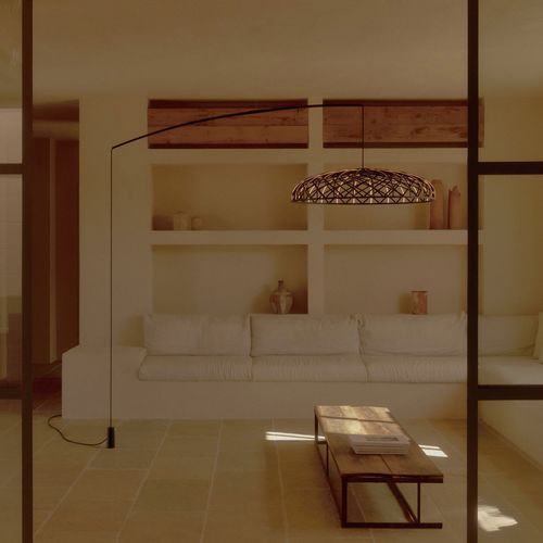 Suspension - SKYNEST MOTION - FLOS - sur pied / en aluminium / en tissu
