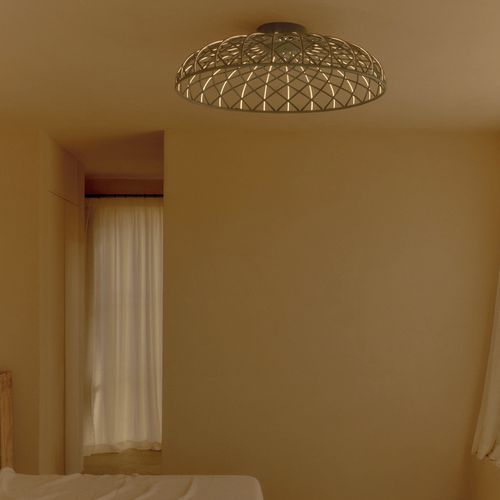 Plafonnier contemporain - SKYNEST C - FLOS - rond / en polyester / en tissu