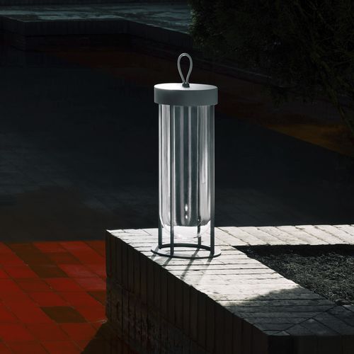 Lampe baladeuse - IN VITRO - FLOS - en verre / contemporaine / rechargeable