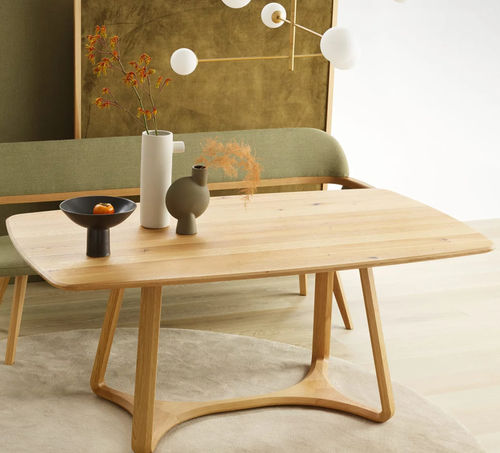 Table à manger contemporaine - GINO - ANREI - Reisinger GmbH - en chêne / en noyer / en hêtre