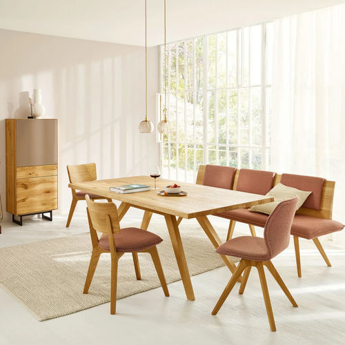 Table à manger contemporaine - LISTO - ANREI - Reisinger GmbH - en chêne / en noyer / en hêtre