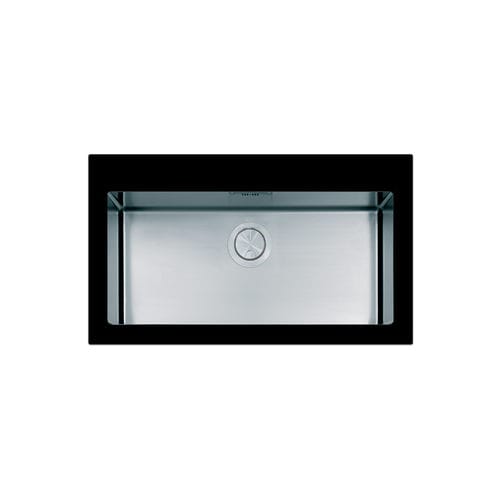 Évier 1 bac - PURA : PUG861I - Apell S.p.A. - sans égouttoir / en inox / encastrable