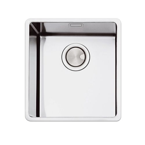 Évier 1 bac - FERRARA PLUS : FEM34U - Apell S.p.A. - sans égouttoir / en inox / sous plan