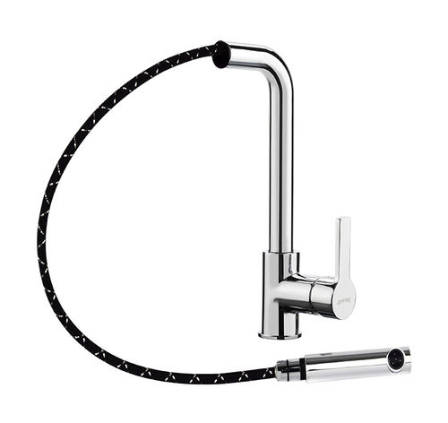 Mitigeur à poser - AP7730DCCR - Apell S.p.A. - en métal chromé / de cuisine / 1 trou