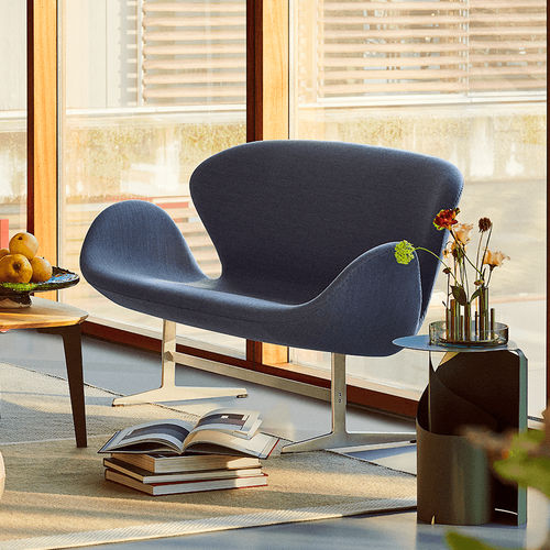 Canapé contemporain - SWAN™ - Fritz Hansen - en tissu / en mousse de polyuréthane / en cuir