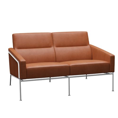 Canapé contemporain - 3300™ - Fritz Hansen - en tissu / en cuir / avec accoudoirs