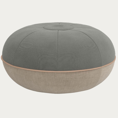 Pouf contemporain - Fritz Hansen - en tissu / rond / pour intérieur