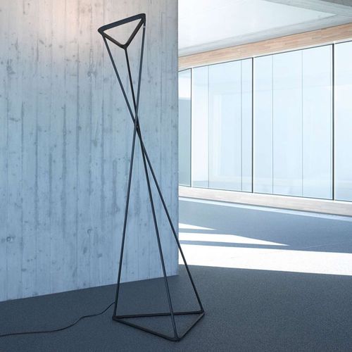 Lampe sur pied - Tango - LUCEPLAN - en aluminium / contemporaine / d'intérieur