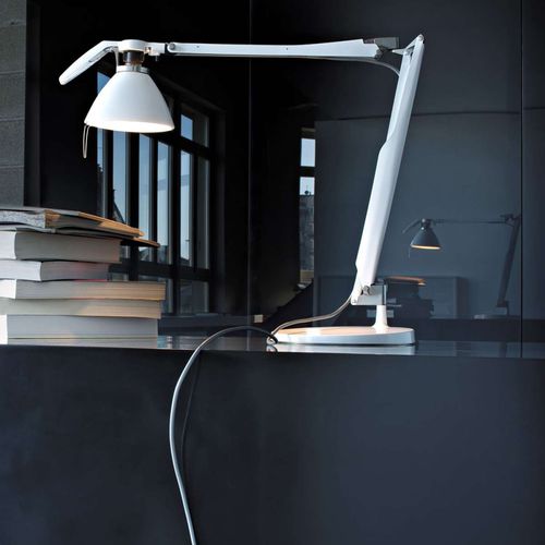Lampe de bureau - Fortebraccio - LUCEPLAN - en acier / en polycarbonate / contemporaine