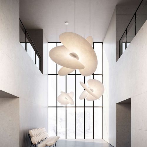 Suspension - Levante - LUCEPLAN - en aluminium / en PET / contemporaine