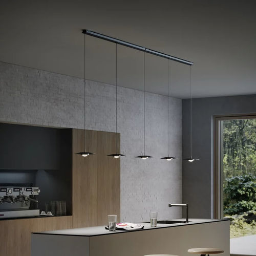 Suspension - Koinè cluster - LUCEPLAN - en aluminium / en verre / contemporaine
