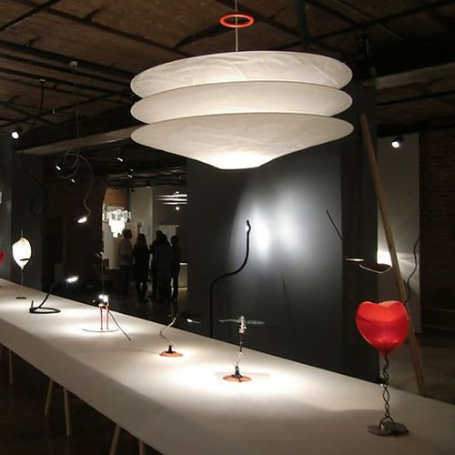 Suspension - FLOATATION - INGO MAURER - en métal / en fer / en papier japonais