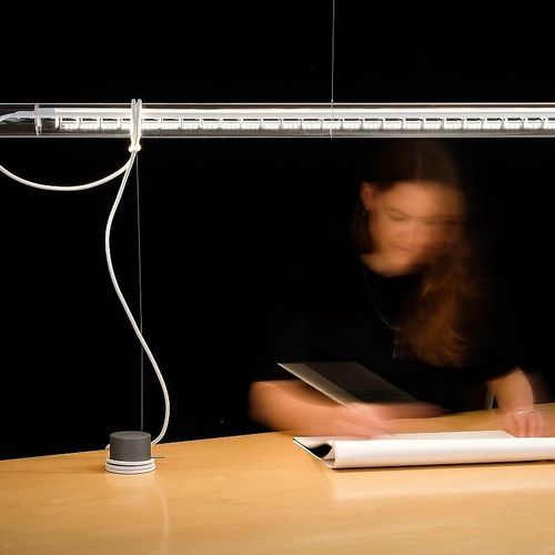 Luminaire en saillie - BALANCE - INGO MAURER - linéaire / tubulaire / professionnel