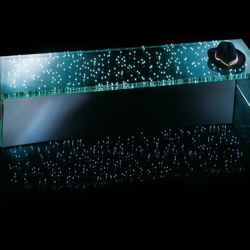 Banc contemporain - LED Bench - INGO MAURER - en verre / sans accoudoirs / professionnel