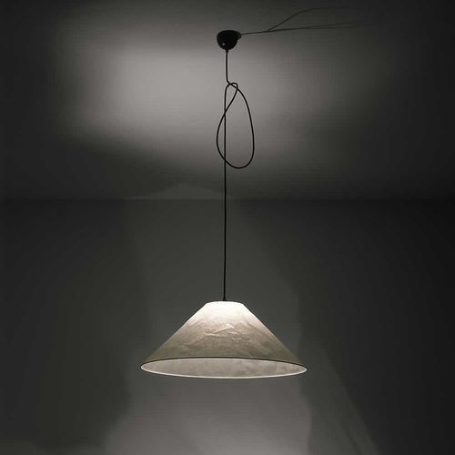 Suspension - KNITTERLING - INGO MAURER - en métal / en plastique / en papier japonais