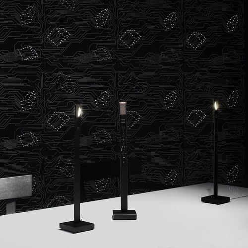 Lampe de table - MY NEW FLAME - INGO MAURER - en métal / en plastique / contemporaine